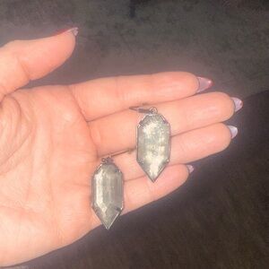 Kendra Scott Silver Drop Earrings